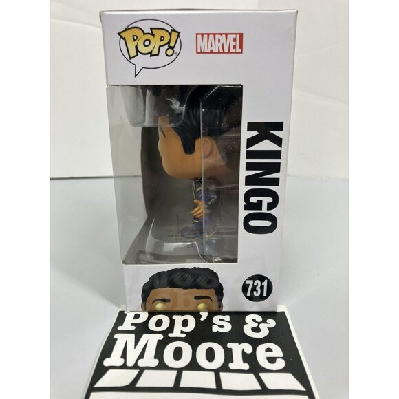 Funko Pop! Marvel Eternals: Kingo 731 Vinyl Figure With Box Damage - Picture 3 of 13